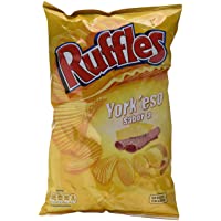 Ruffles Patatas Fritas con Sabor a Jamón y Queso - 170 gr